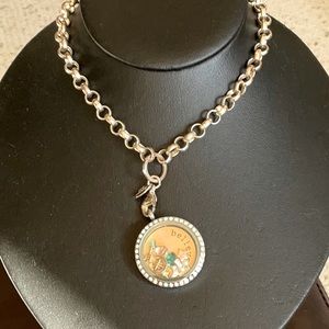 Oragami Owl Living Locket